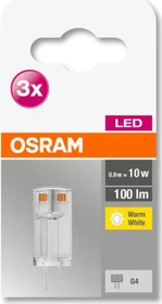 Osram Ledvance LED Base Pin 0.9W/827 G4, 3 Stück