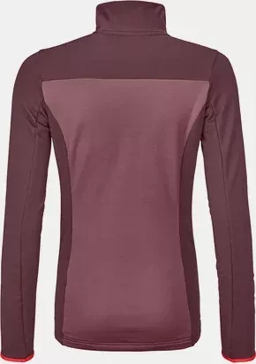 Ortovox Fleece Light Zip Neck Funktionsjacke winetasting (Damen)