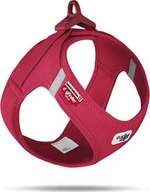 curli Vest Harness Schnalle Air-Mesh, XS, rot
