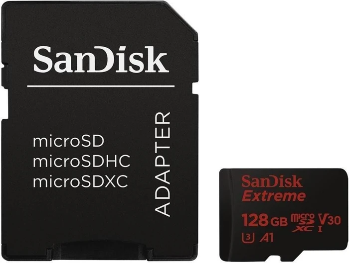 SanDisk Extreme R100 128GB Kit, UHS-I U3, A1, Class 10