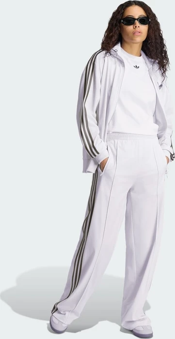 adidas Firebird Trainingshose lang frozen purple/olive strata (Damen)