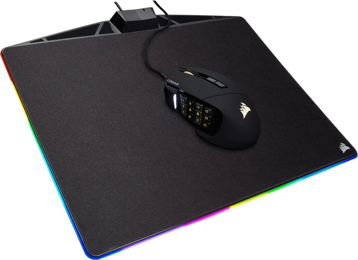 Corsair MM800 RGB POLARIS Gaming Mouse Pad - Cloth Edition