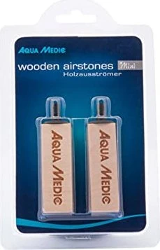 Aqua Medic Lindenholzausströmer zur Sauerstoffversorgung oder für Eiweißabschäumer, mini, 57x15x15mm, 2er-Pack