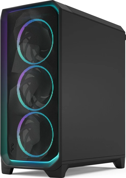 Fractal Design Meshify 3 Ambience Pro RGB Black TG Light Tint, schwarz, Glasfenster