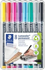 Staedtler Lumocolor 318 permanent sortiert, 8er-Set