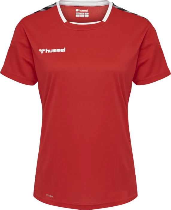 hummel Authentic Poly Jersey Funktionsshirt kurzarm rot (Damen)