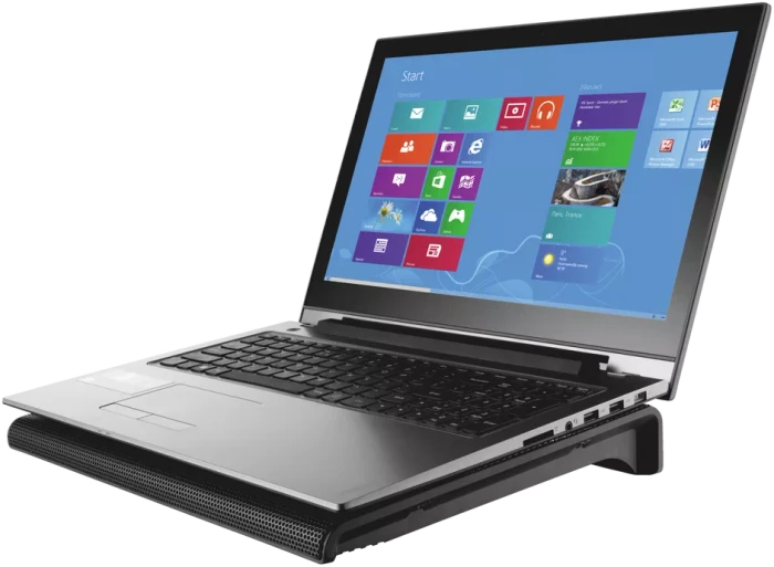 Trust Notebook-Stand/Notebook-Kühler bis 17.3", schwarz