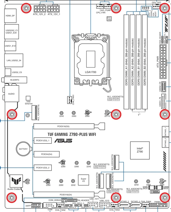 ASUS TUF Gaming Z790-Plus WIFI (Intel 1700)