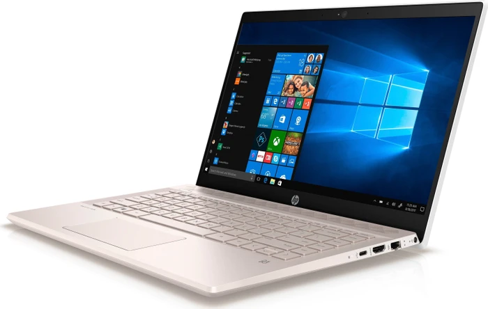 HP Pavilion 14-ce0301ng, Ceramic White/Pale Gold, Core i5-8250U, 8GB RAM, 256GB SSD, DE