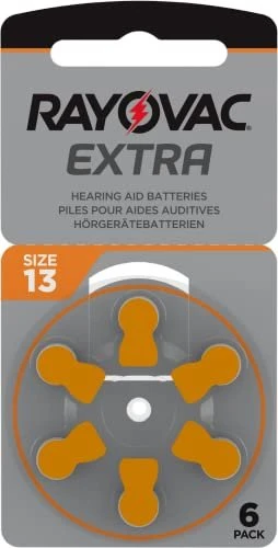 Rayovac Acoustic Extra 13 (PR48/PR754), 6er-Pack