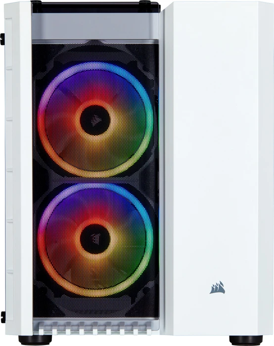 Corsair Crystal Series 280X RGB, weiß, Glasfenster