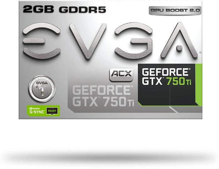EVGA GeForce GTX 750 Ti ACX Cooler, 2GB GDDR5, DVI, HDMI, DP