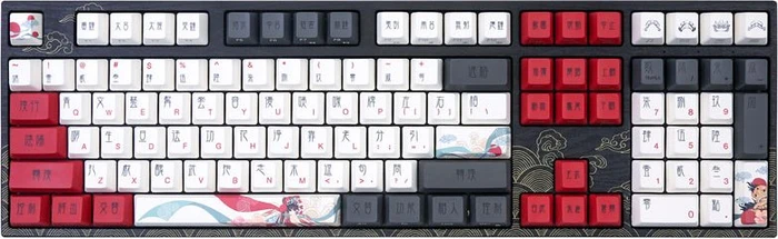 Varmilo VEA108, Beijing Opera, LEDs weiß, MX SILENT RED, USB, US