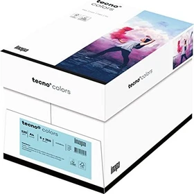 inapa tecno colors Universalpapier mittelblau, A4, 120g/m², 1250 Blatt