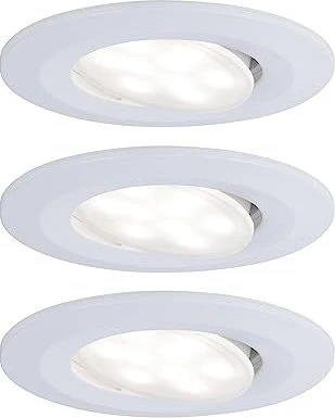 Paulmann LED Calla 5.2W Einbauleuchte weiß matt, 3 Stück