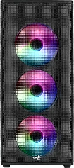 AeroCool Designer [V2] Black, schwarz, Glasfenster