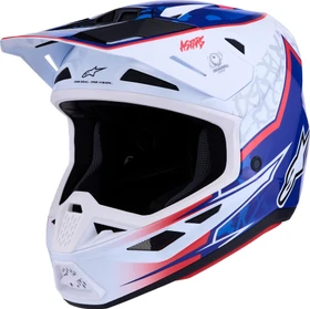 Alpinestars S-M7 Blaster weiß/blau/rot