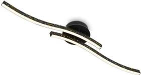 Briloner Rey LED Wand-/Deckenleuchte 12W 80.5cm schwarz