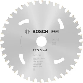Bosch Professional Standard for Steel Kreissägeblatt 36Z, 160x1.2x20mm, 1 Stück