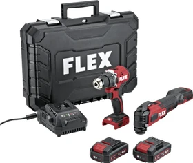 Flex DD LD+MT 18-ECTC/2.5 Maschinenset inkl. Koffer