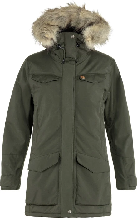 Fjällräven Nuuk Modell 2022 Funktionsmantel deep forest (Damen)