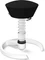 Aeris Swopper New Edition Bürohocker mit Gleitern, Feder Standard, Gestell Alu weiß, Bezug Wollmischung Select schwarz Vorschaubild