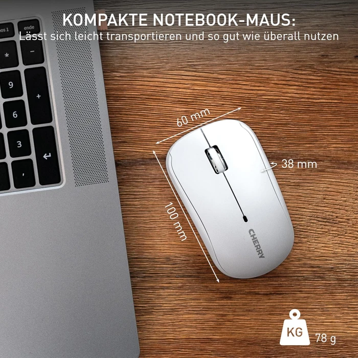 Cherry MW 2200 Wireless Mouse, weiß, USB