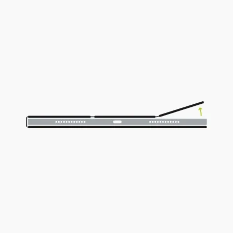 Apple Smart Folio für iPad Pro 13" (M4), schwarz