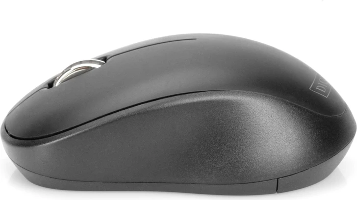 Digitus Silent Wireless Optical Mouse, 3 Tasten, schwarz, USB