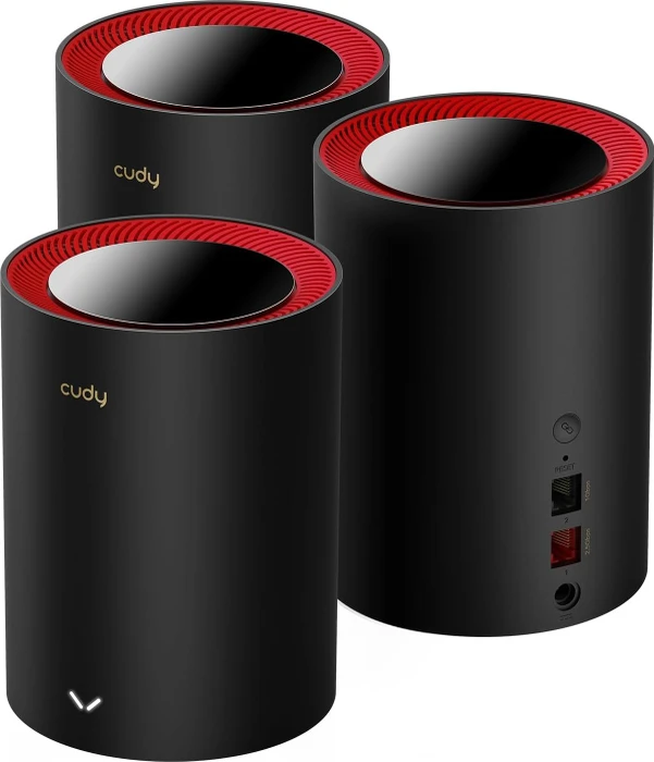 Cudy M3000 1.0, AX3000, schwarz, 3er-Pack