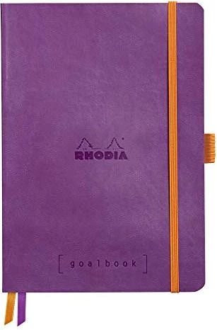 Rhodia Boutique goalbook, A5, kariert, Softcover, violett, 120 Blatt