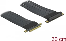 DeLOCK Riser Karte, gewinkelt, PCIe 3.0, 300mm