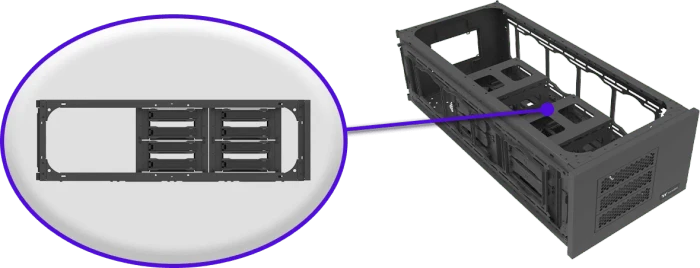 Thermaltake AX100 Black, schwarz, Pedestal Erweiterung für AX700