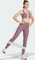 adidas Optime Full-Length Hose lang shadow fig (Damen) Vorschaubild