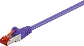 goobay Patchkabel, Cat6, S/FTP, RJ-45/RJ-45, 7.5m, violett