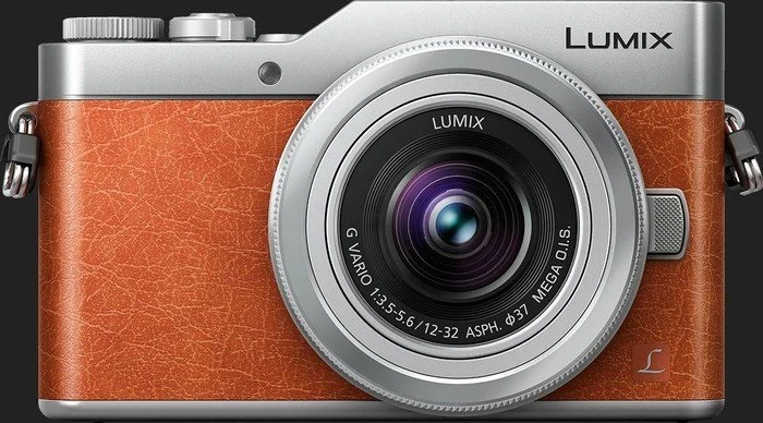 Panasonic Lumix DC-GX800 orange mit Objektiv Lumix G Vario 12-32mm 3.5-5.6 ASPH OIS