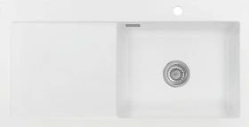 systemceram Mera 100 SL Einbau Becken rechts polar