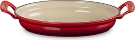 Le Creuset Modern Heritage Pfanne aus Gusseisen oval 28cm kirschrot