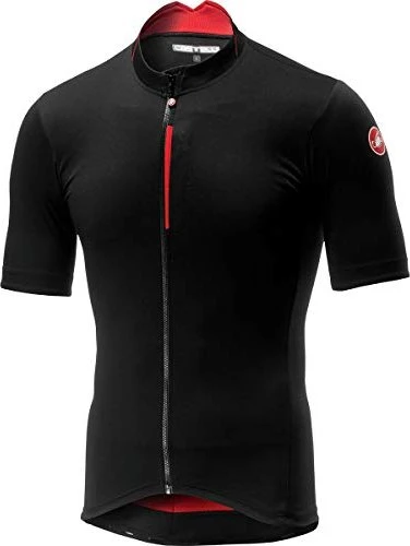 Castelli Espresso Trikot kurzarm schwarz/rot (Herren)