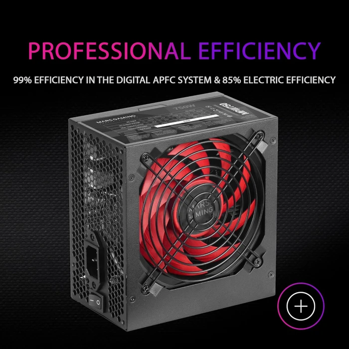 Mars Gaming MPIII750 750W, ATX 2.4