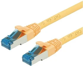 Value Patchkabel, Cat6a, S/FTP, RJ-45/RJ-45, 0.3m, gelb