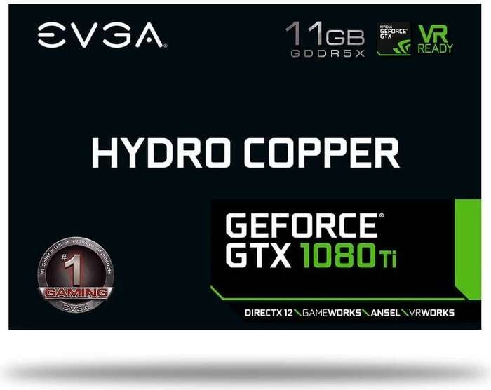 EVGA GeForce GTX 1080 Ti SC Hydro Copper Gaming, 11GB GDDR5X, DVI, HDMI, 3x DP