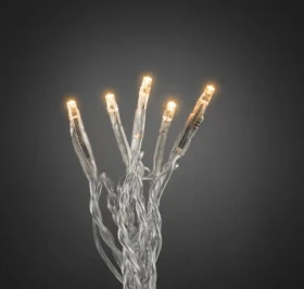 Konstsmide Micro Lichterkette transparent LED 35x bernstein