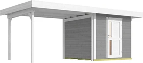Weka 172 B 530x301cm Gerätehaus grau