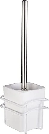 Wenko Classic Plus WC-Garnitur weiß, silber Metall