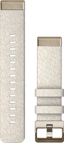 Garmin Ersatzarmband QuickFit 20 Nylon cream/cream gold