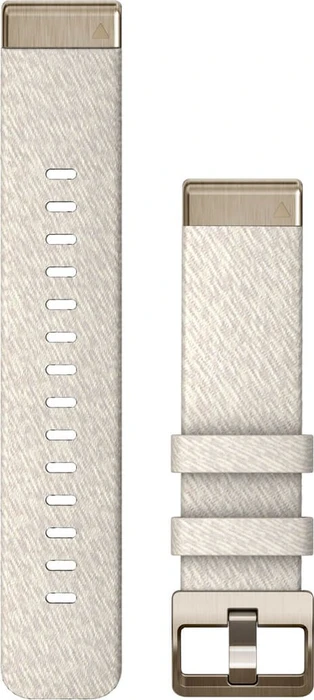 Garmin Ersatzarmband QuickFit 20 Nylon cream/cream gold