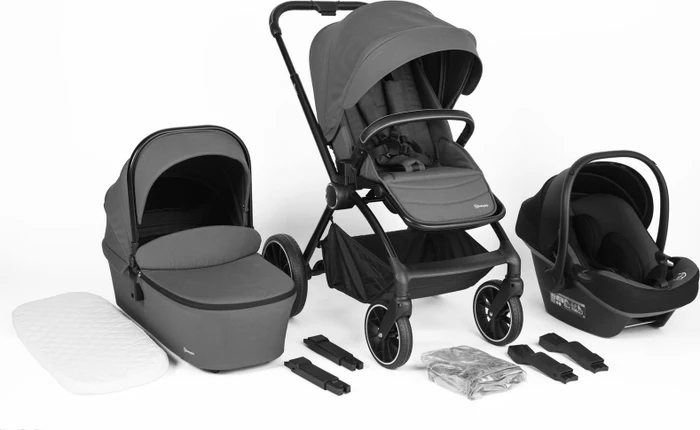 BabyGo Harmony 3in1 grau/schwarz