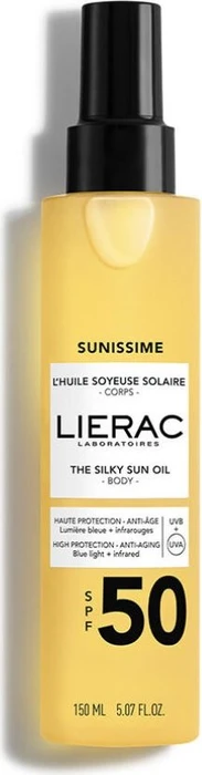 Lierac Sunissime The Silky Sun Oil Body LSF50, 150ml