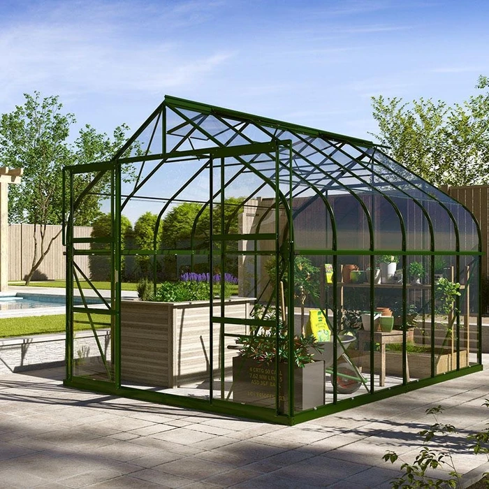 Vitavia Dione 9900 ESG 3mm Gewächshaus smaragd